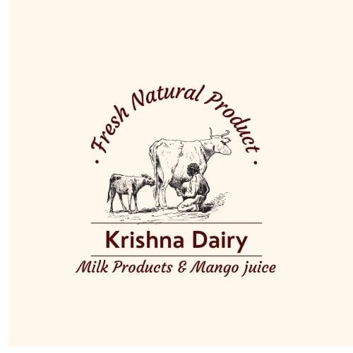 krishna dairy logo